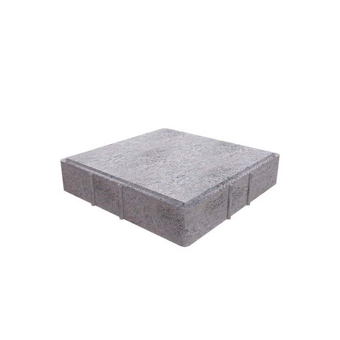 Квадратная тротуарная плитка 500х500х70 паркет Серый